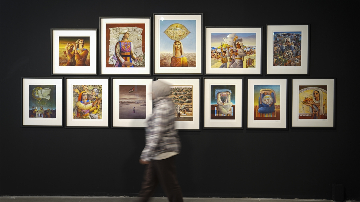 Filistinli sanatçıların eserleri, İstanbul’da sergileniyor