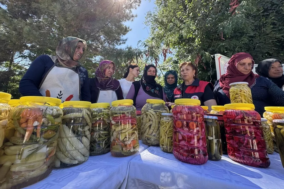 Elazığ’da Kadınlar Devlet Desteğiyle Turşu Yapıp Gelir Elde Ediyor