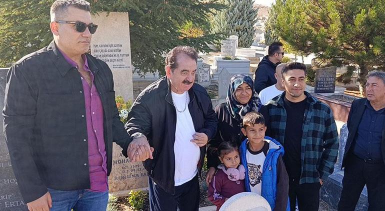 İbrahim Tatlıses’ten Neşet Ertaş’ın mezarına ziyaret
