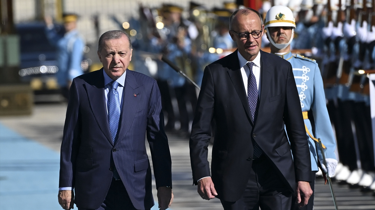 Almanya Başbakanı Friedrich Merz Ankara’da resmi törenle karşılandı