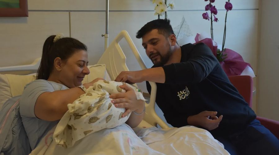 Gümüşhane’de 5 kilo 150 gramlık bebek dünyaya geldi Gümüşhane’de 5 kilo 150 gramlık bebek dünyaya geldi