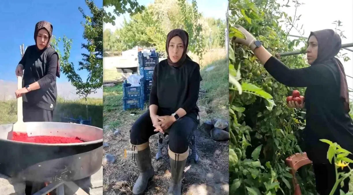 Erzincan’da Kadın Girişimciye Devlet Desteğiyle Sera Kurdu