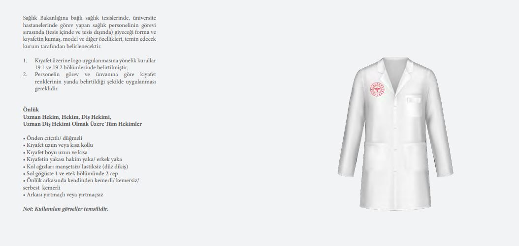 Sağlık Bakanlığı, personel kıyafet standartlarını belirledi