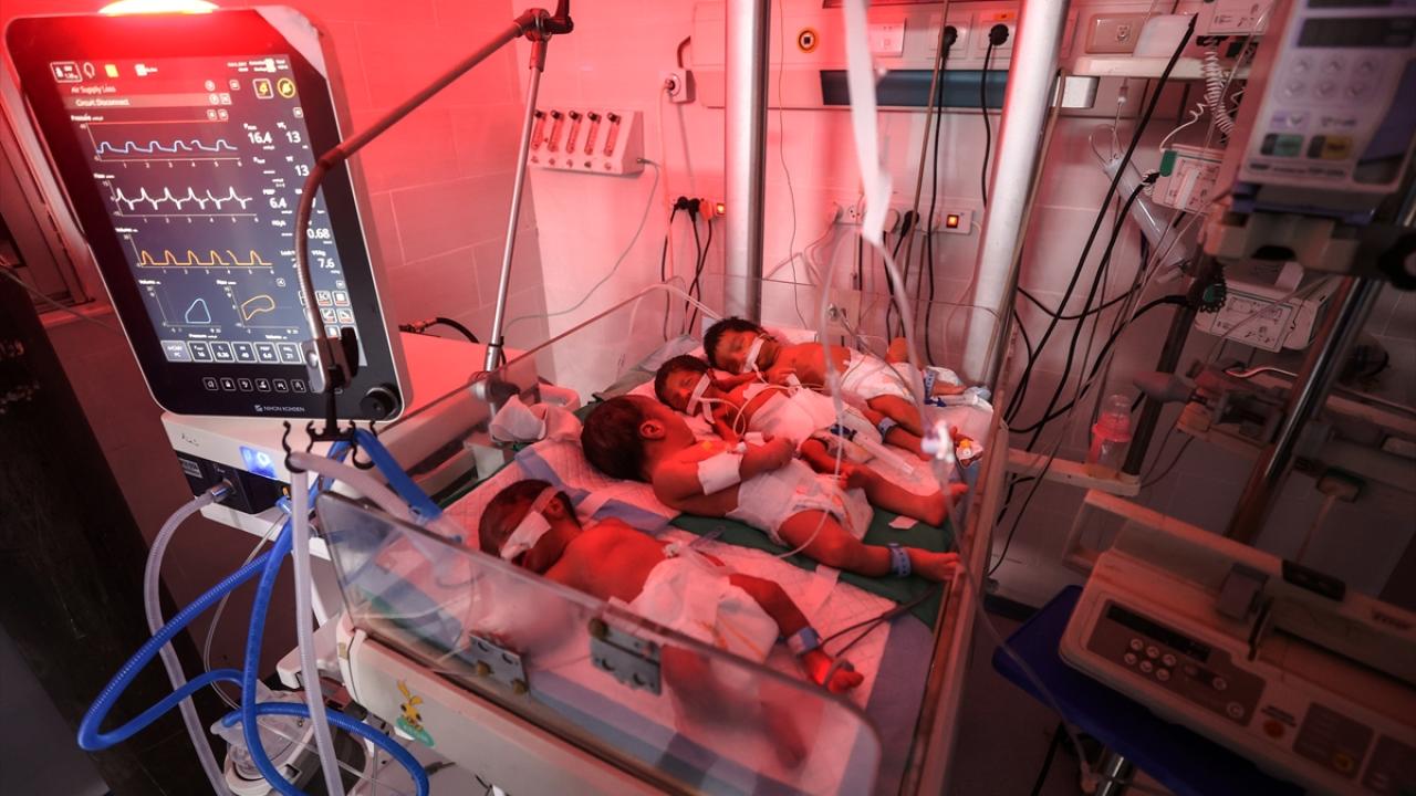 Gazze’deki yenidoğan ünitesi, prematüre bebeklerle doldu