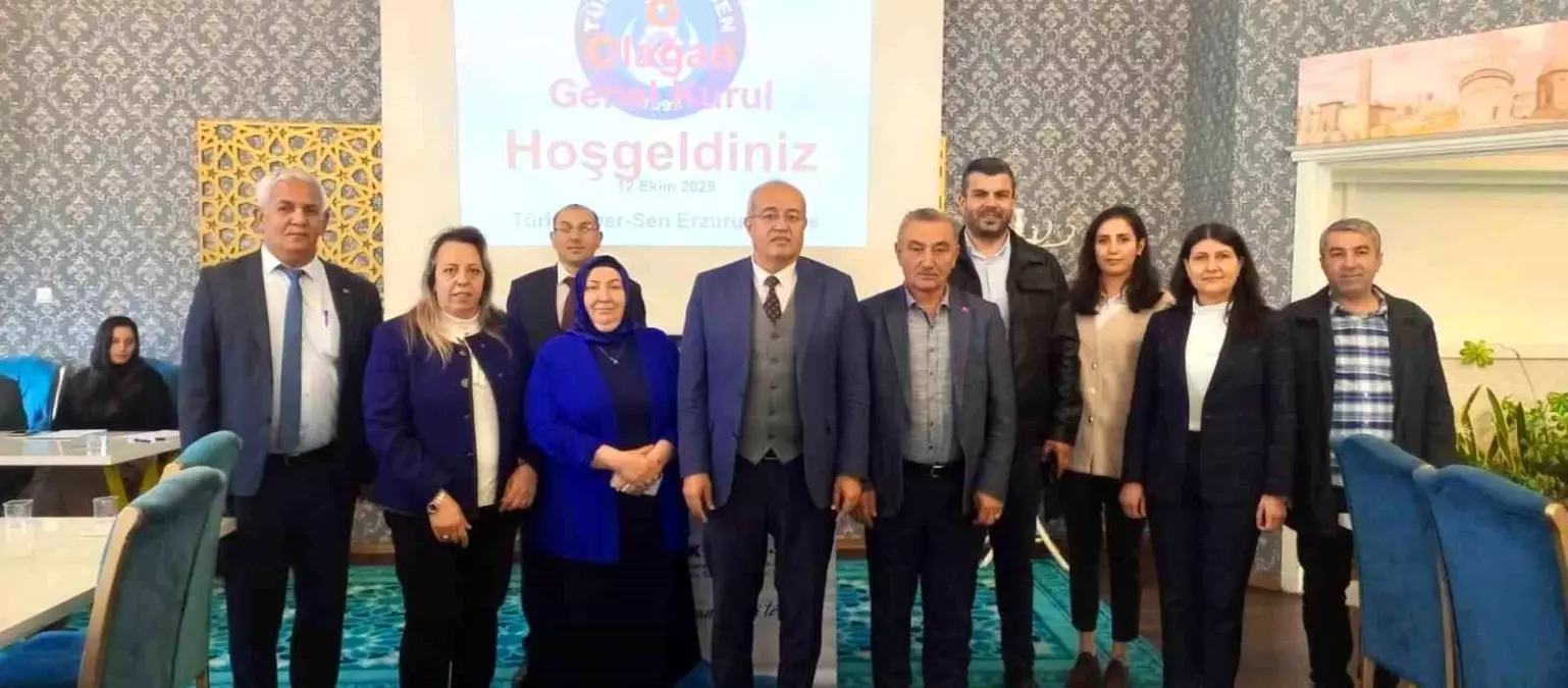 Türk Haber-Sen Erzurum Şubesi’nde İlk Kadın Başkan Seçildi