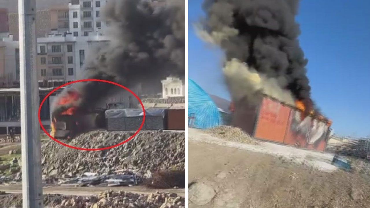 Yangına iş makinesiyle daldı! Yaptığı hamle büyük bir felaketi önledi Yangına iş makinesiyle daldı! Yaptığı hamle büyük bir felaketi önledi