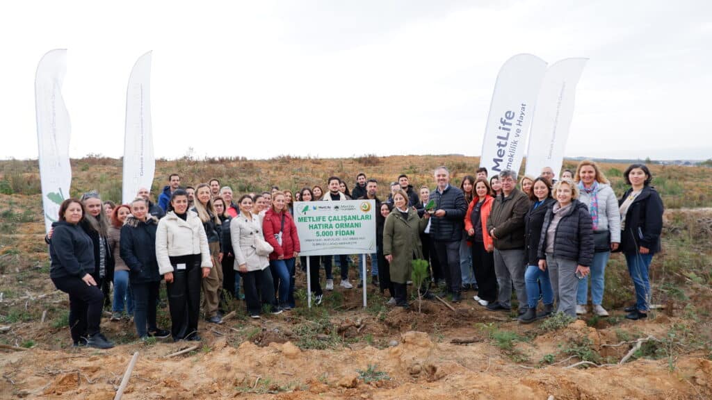 MetLife Türkiye, Şile’de 5 Bin Fidan Dikti