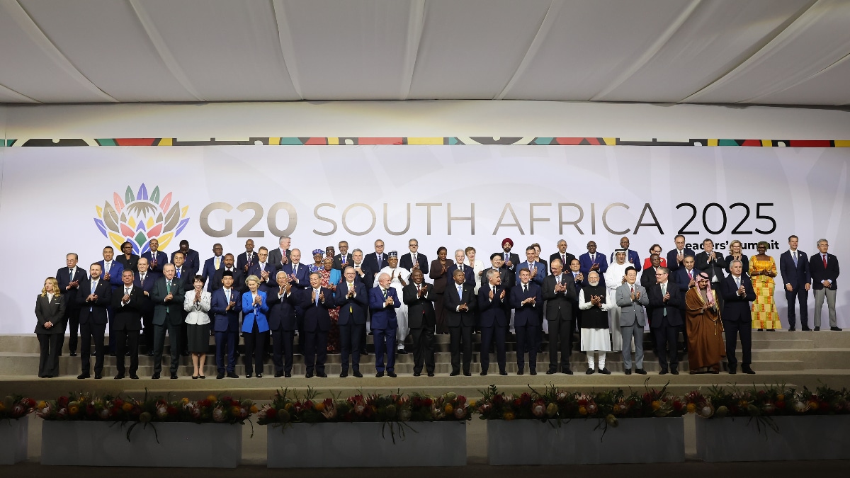 Cumhurbaşkanı Erdoğan G20 Zirvesi’nde aile fotoğrafına…