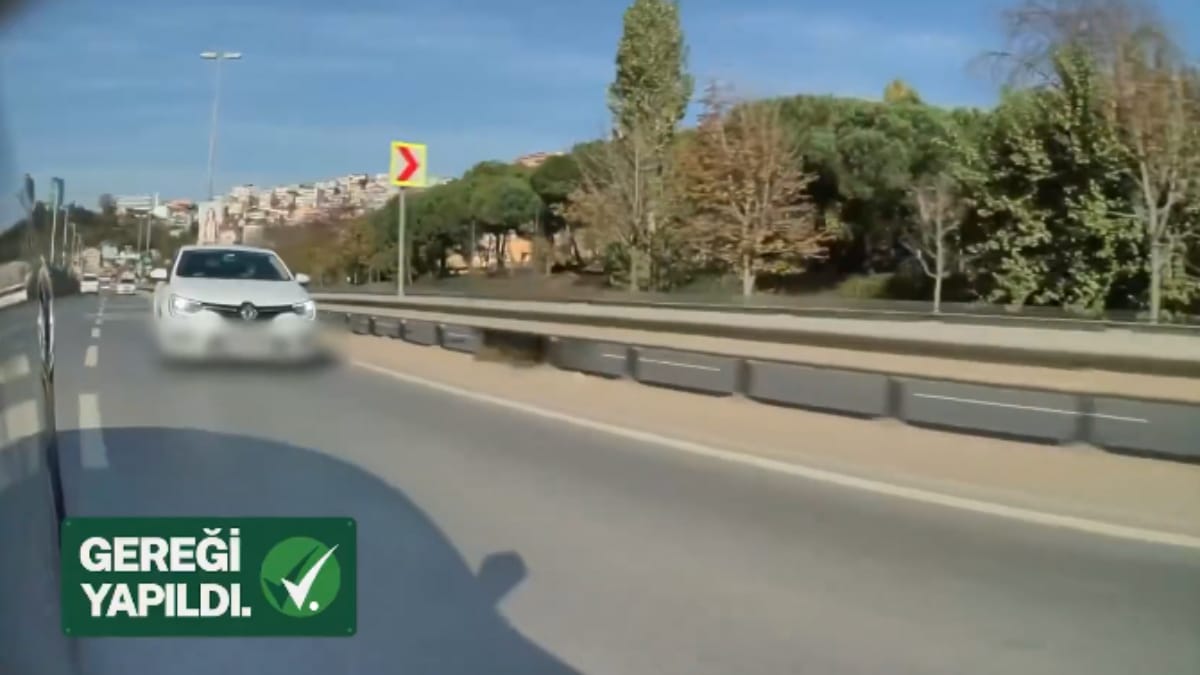 İstanbul’da Sürücünün Önünü Kesmeye Çalışan Şahıs Yakalandı