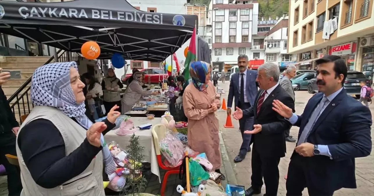 Çaykara’da Gazze İçin Kermes Düzenlendi