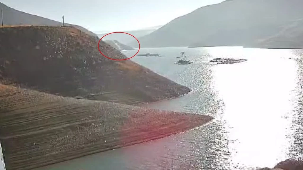 Van’da Kontrolden Çıkan Otomobil Baraja Düştü